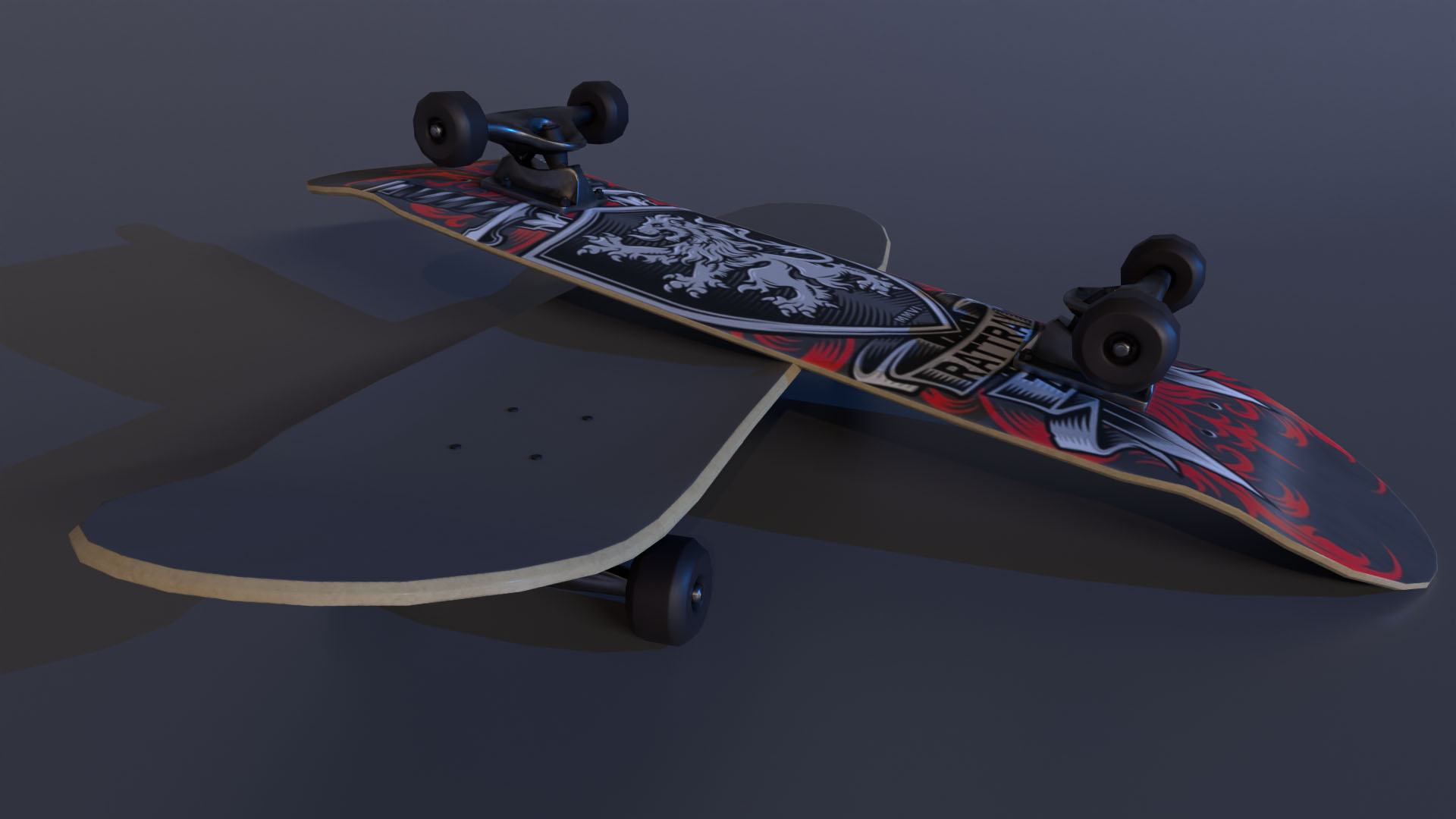 Skateboard Model Image 1